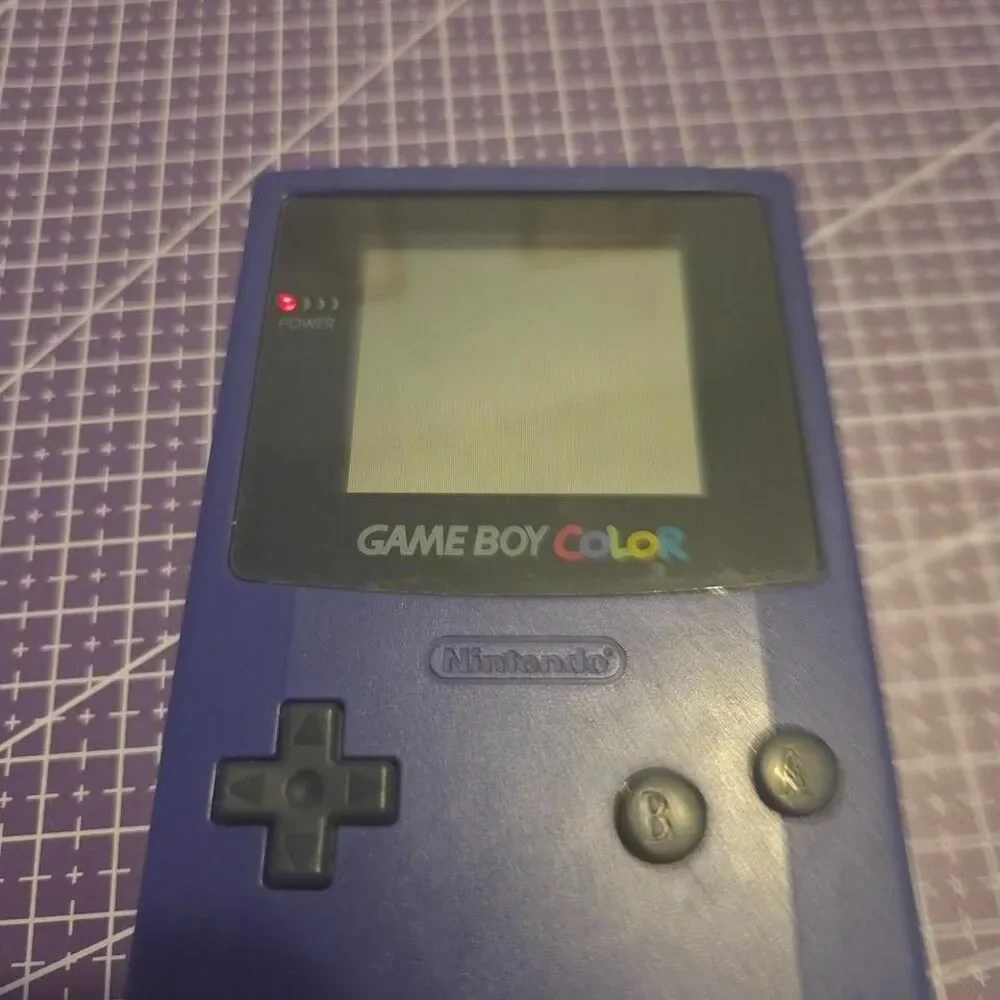 Nintendo Gameboy Color Grape Purple Handheld Console, Genuine, Clean, and Tested